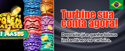Ganhe bônus no primeiro depósito banner